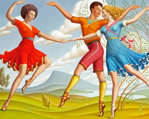 The Three Dancers Paint By Number