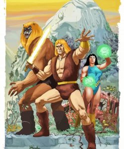 Thundarr The Barbarian Animation Characters Paint By Number