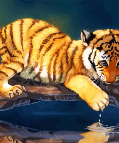 Tiger Cub Paint By Number