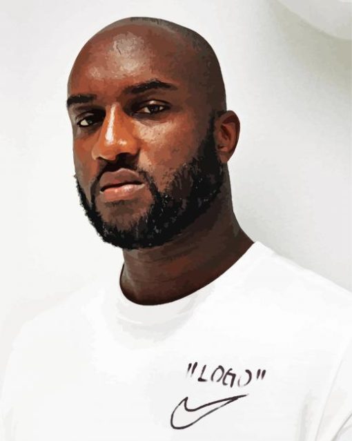 Virgil Abloh Fashion Designer Paint By Number