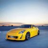 Yellow Nissan 350z Paint By Number