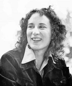 Young Margaret Atwood Paint By Number