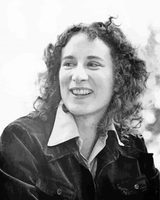 Young Margaret Atwood Paint By Number