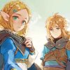 Zelda And Link Characters Paint By Number