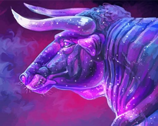 Zodiac Taurus The Bull Paint By Number