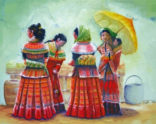 Abstarct Peru Women Paint By Number