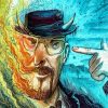 Abstract Breaking Bad Character Paint By Number