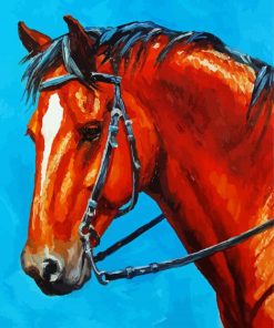 Aesthetic Bay Horse Paint By Number