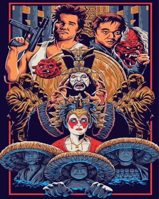 Aesthetic Big Trouble Little China Paint By Number