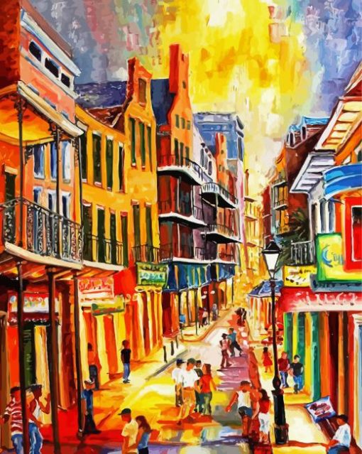 Aesthetic Bourbon Street Paint By Number