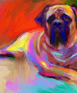 Aesthetic Bull Mastiff Dog Paint By Number