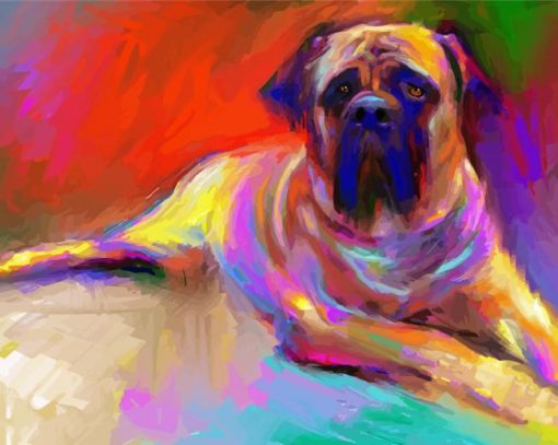 Aesthetic Bull Mastiff Dog Paint By Number