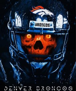 Aesthetic Denver Broncos Paint By Number