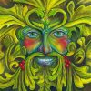 Aesthetic Green Man Art Paint By Number