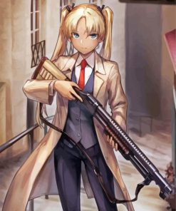 Aesthetic Gunslinger Girl Paint By Number