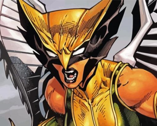 Aesthetic Hawkgirl Paint By Number