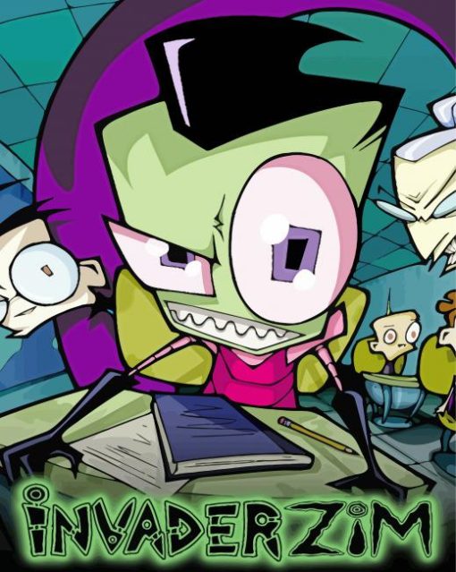 Aesthetic Invader Zim Poster Paint By Number