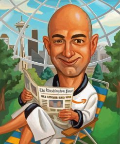 Aesthetic Jeff Bezos Art Paint By Number