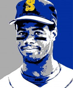 Aesthetic Ken Griffey Jr Art Paint By Number