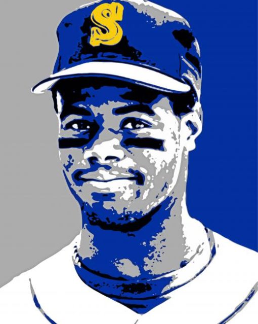 Aesthetic Ken Griffey Jr Art Paint By Number