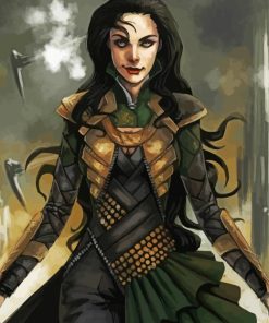 Aesthetic Lady Loki Paint By Number