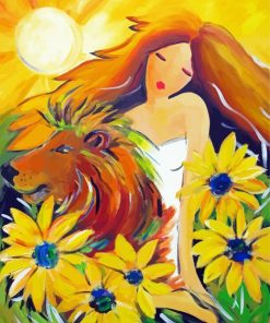 Aesthetic Leo Astrological Goddess Paint By Number