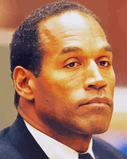 Aesthetic OJ Simpson Paint By Number