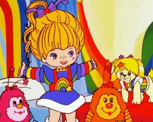 Aesthetic Rainbow Brite Paint By Number