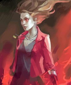 Aesthetic Scarlet Witch Paint By Number