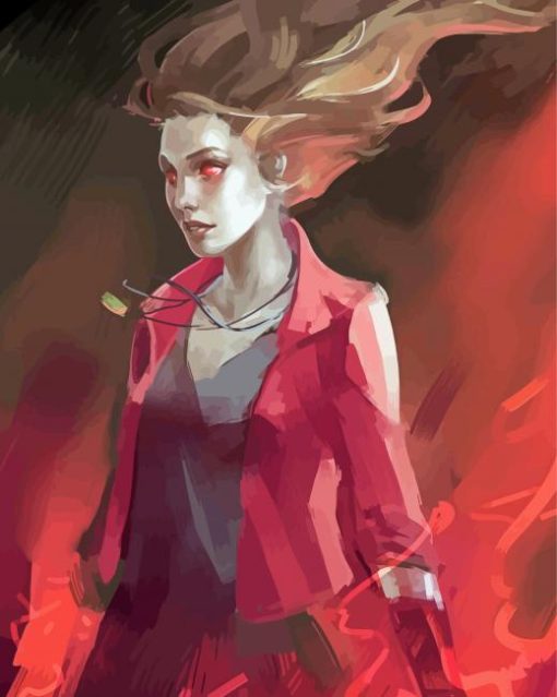 Aesthetic Scarlet Witch Paint By Number