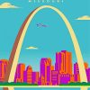 Aesthetic St Louis Mo Art Paint By Number