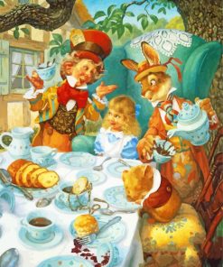 Aesthetic Tea Party Art Paint By Number