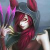 Aesthetic Xayah Illustration Paint By Number