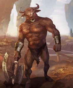 Aesthetic Minotaur Paint By Number