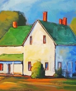 Aesthetic Old Farm House Paint By Number