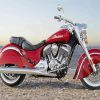 Aesthetic Red Indian Bike Paint By Number