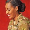 African Woman Military Paint By Number