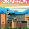 Alhambra Spain Poster Paint By Number