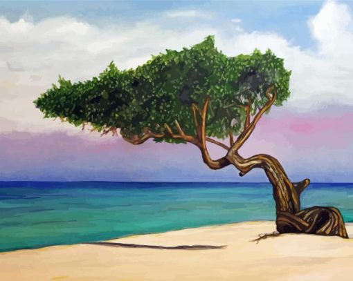 Aruba National Tree Art Paint By Number