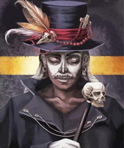 Baron Samedi In Hat Paint By Number