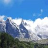 Beautiful Mountains In Switzerland Paint By Number