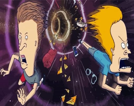 Beavis And Butthead Paint By Number