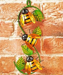 Bee Wall Metal Art Paint By Number