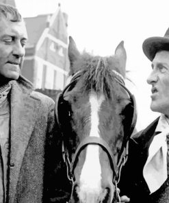 Black And White Steptoe And Son Paint By Number