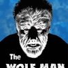 Black And White The Wolf Man Poster Paint By Number