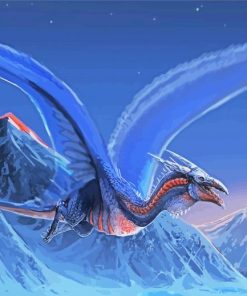 Blue Dragon Creature Paint By Number