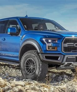 Blue Ford F 150 Paint By Number