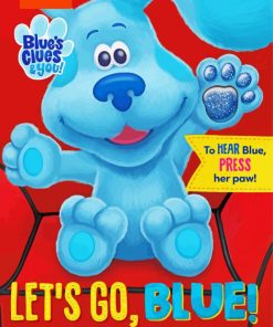 Blues Clues Poster Paint By Number