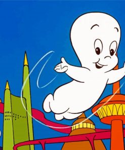 Casper Cartoon Paint By Number