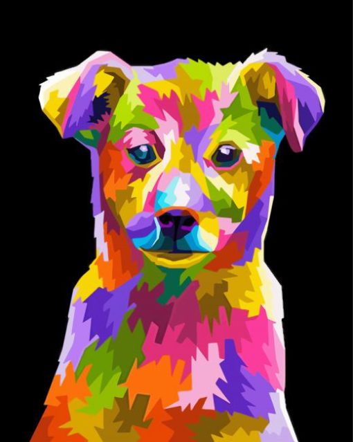 Colorful Maltese Dog Paint By Number